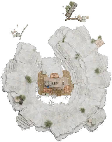 Layout of Sulfur Quarry